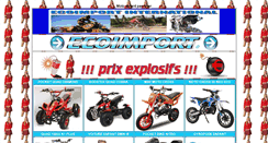 Desktop Screenshot of eco-importateur-magasin-quad-scooter-motocross.com